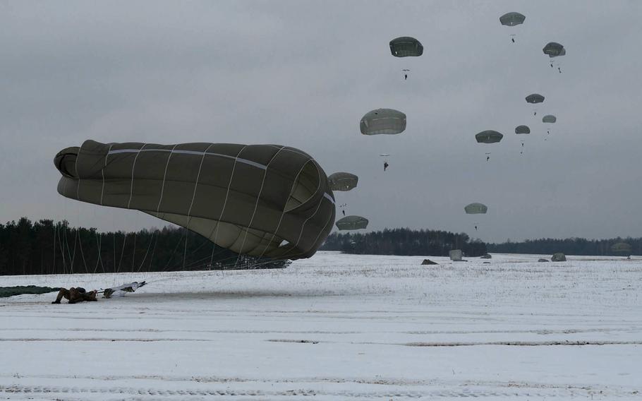 Hurtling to Earth after howitzers and Humvees | Stars and Stripes