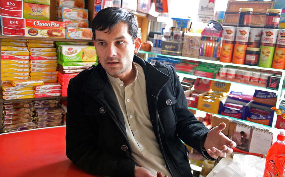Talha Hairan, the 22-year-old owner of a shop in Kabul, says he's looking for a presidential candidate who can deliver on his promises and bring more security and economic stability to Afghanistan. The 2014 presidential election campaign in Afghanistan officially began on Sunday, Feb. 2, 2014.

Josh Smith/Stars and Stripes