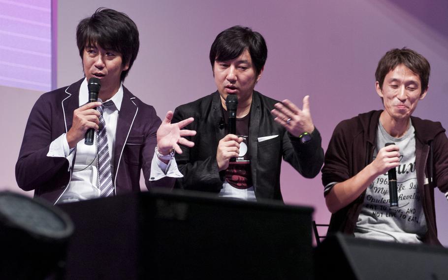 The design team behind ‘Lady Bergamot’ field questions about the development process of the game from journalists and gamers at Tokyo Game Show 2013.