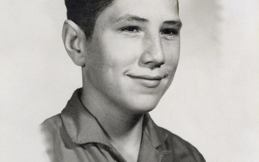Donald P. Sloat school photo, at around 13 years old.