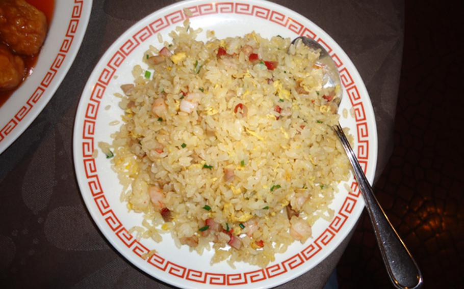 The Plaza House's fried rice is a respectable take on an old classic.