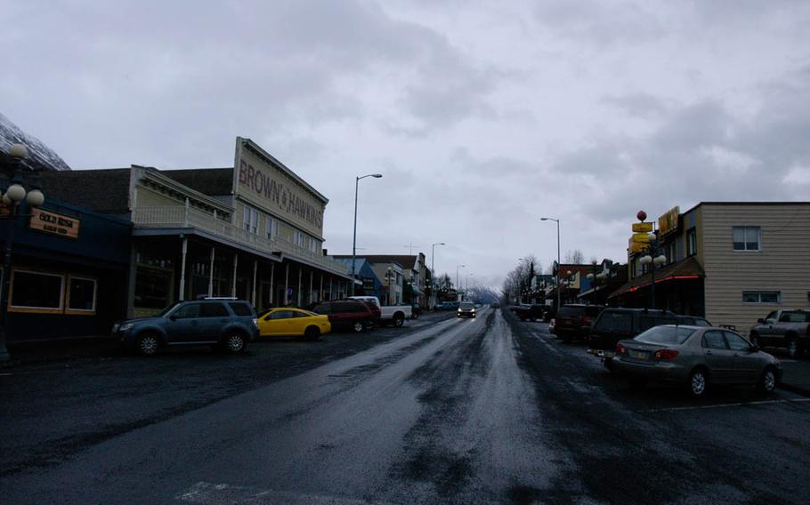 With a population of 3,500, there's not much going on downtown in Seward, Alaska in winter, but thanks to the tourist season, the town swells to 45,000 in summer.