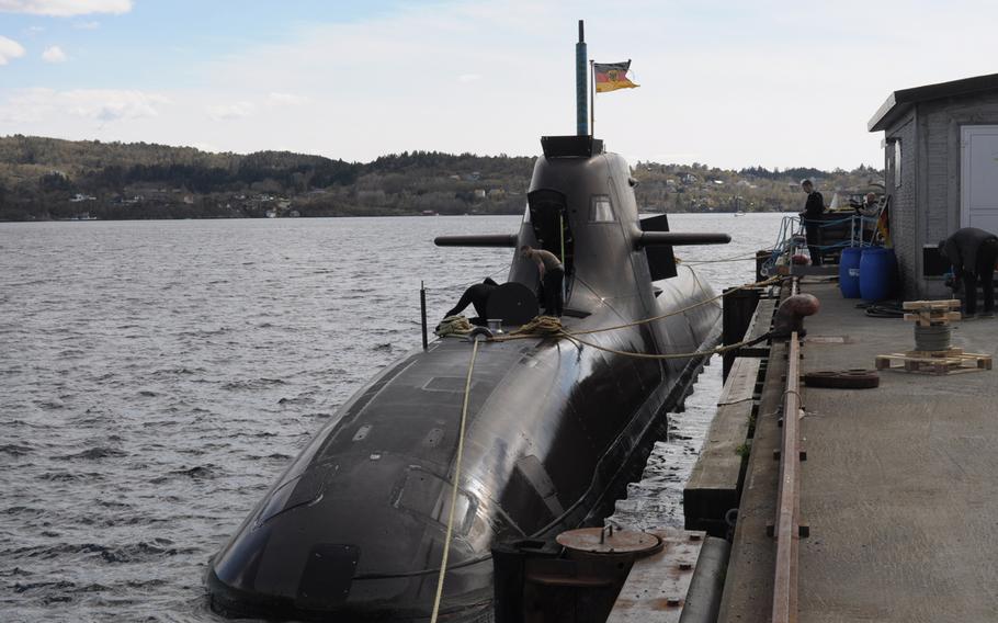 The German attack submarine U-33 will participate in Dynamic Mongoose, NATO's annual anti-submarine warfare exercise held off the coast of Norway. 


Steven Beardsley/Stars and Stripes