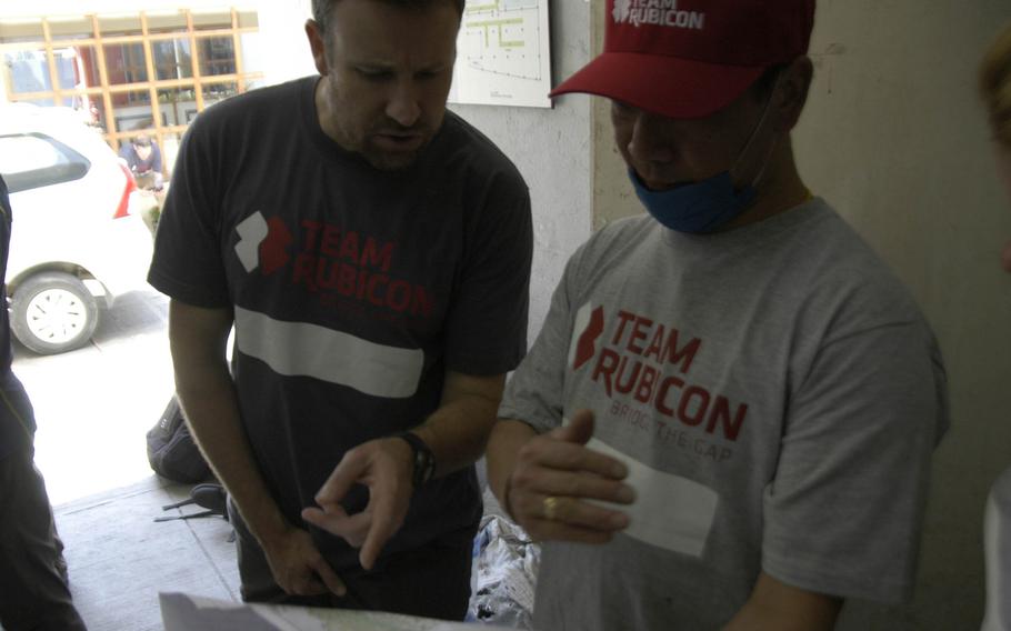 Dennis Clancey, 32, of Phoenix, a former U.S. Army infantry captain and Iraq veteran, joined Team Rubicon six months ago. On Sunday, May 3, 2015, he was in Kathmandu planning aid missions to outlying areas.