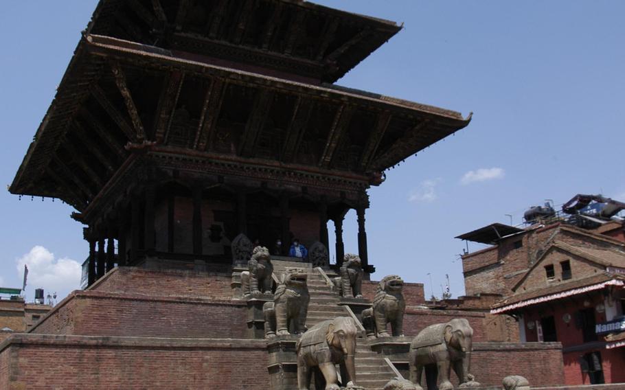 This 35-meter-tall temple in Bhaktapur, Nepal, survived the April 25, 2015, earthquake relatively unscathed.