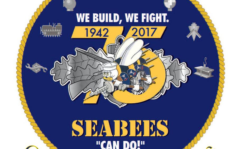 The Navy has unveiled an updated Seabees logo and theme ahead of the fighting construction force's 75th anniversary in 2017.