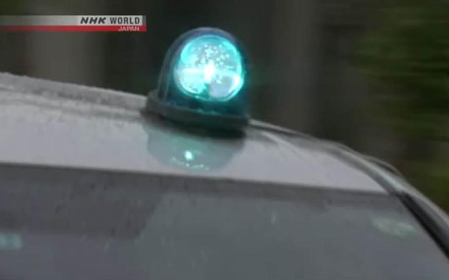 Japanese officials are patrolling areas in southwestern Okinawa in an effort to prevent crimes near U.S. military bases and nightlife areas, according to Japanese broadcaster NHK. The patrol vehicles, which use blue rotating lights, are on the streets between 7 p.m. and 10 p.m., the report said.