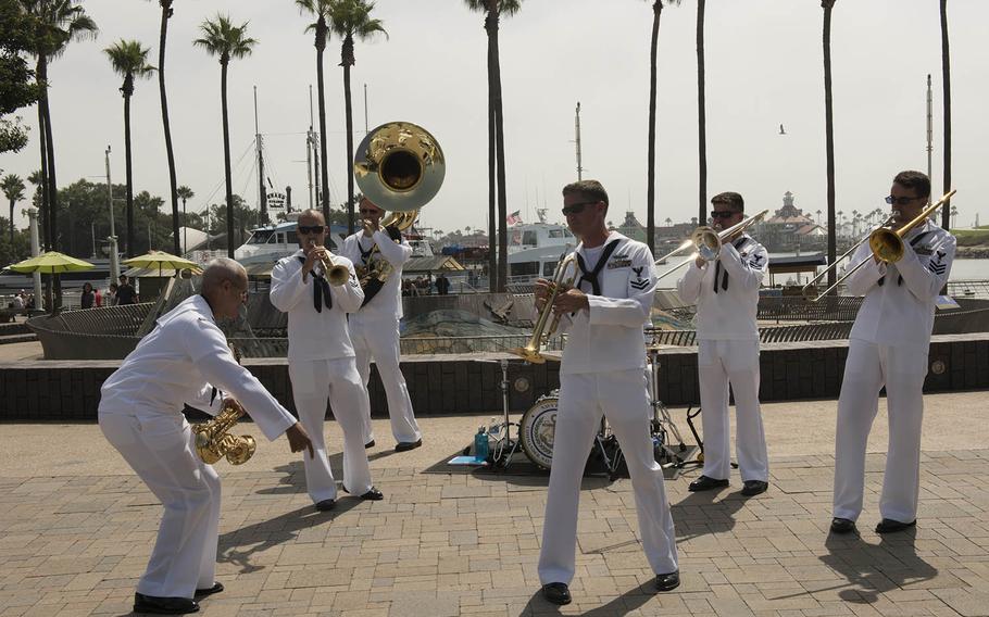 Sea services steam into LA for city's inaugural Fleet Week