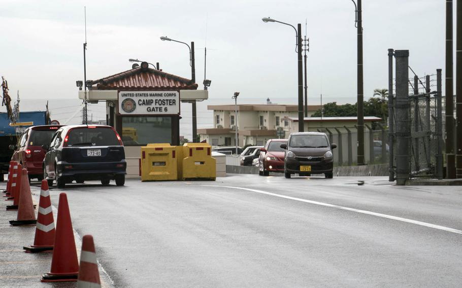 A sailor stationed at Camp Foster, Okinawa, was arrested early Sunday, Oct. 30, 2016, after allegedly attacking a local man walking on a Chatan street.