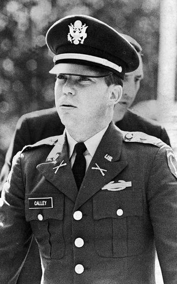 William Calley in uniform.