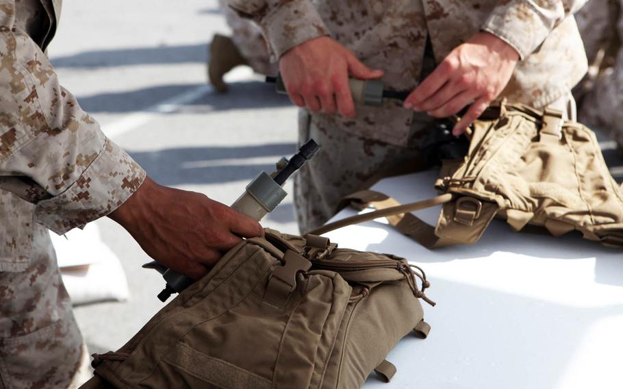 The Marine Corps is experimenting with a portable water purifier that will make it easier for troops to hydrate safely on the go.