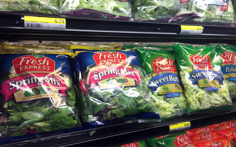 Pacific commissary customers can expect prices to drop soon on shredded lettuce, spinach, coleslaw and other pre-mixed salads, the Defense Commissary Agency said.