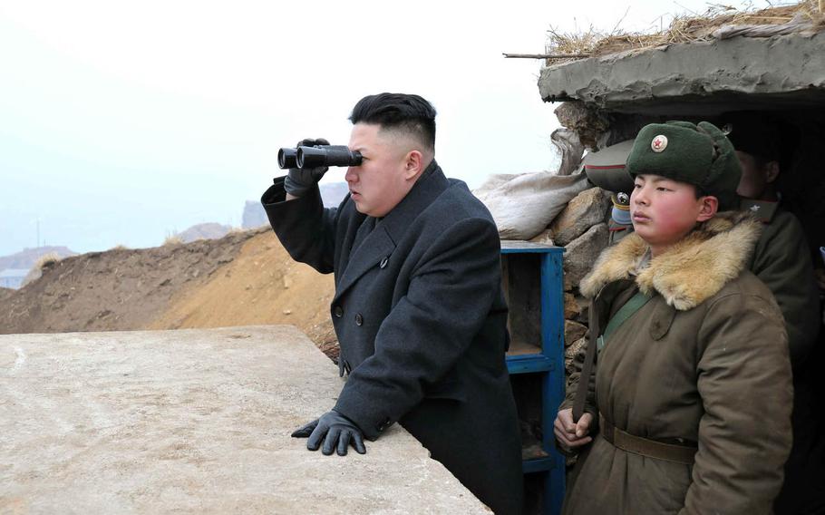 North Korean leader Kim Jong Un is pictured in this undated photo from the Korean Central News Agency.