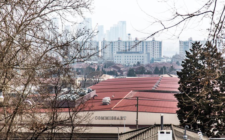 The commissary at Yongsan Garrison in Seoul, South Korea, is pictured on Thursday, March 30, 2017.