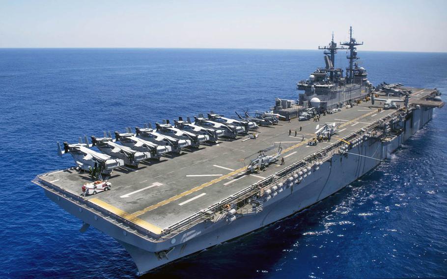 The USS Wasp will join the Navy's 7th Fleet as its forward-deployed amphibious-assault ship and will serve as the flag ship of 7th Fleet's amphibious forces.