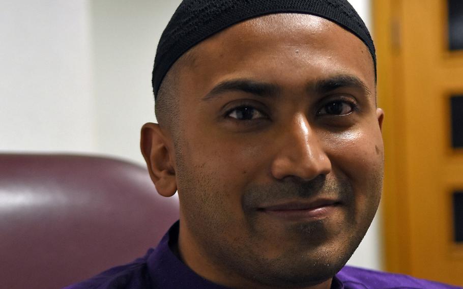Air Force Capt. Sharior Rahman is a chaplain assigned to the 86th Airlift Wing at Ramstein Air Base, Germany. 
The chaplain was found guilty in a general court martial Tuesday of stealing food with his wife from a local German grocery store.
