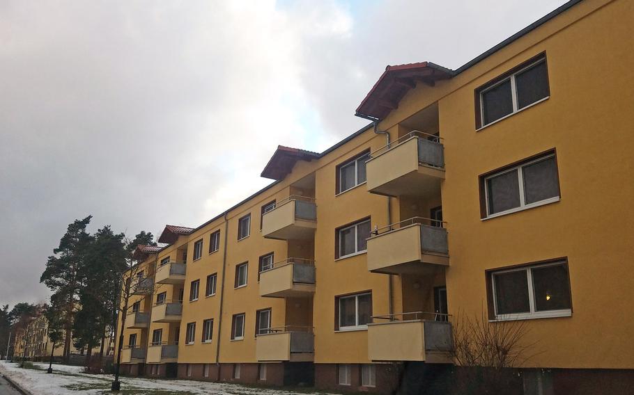 Base housing at Grafenwoehr Training Area, Germany, Friday, Jan. 19, 2018. The Army is conducting a servicewide survey to determine how families living in on-base and off-base leased housing rate their accommodations and the service's housing office.