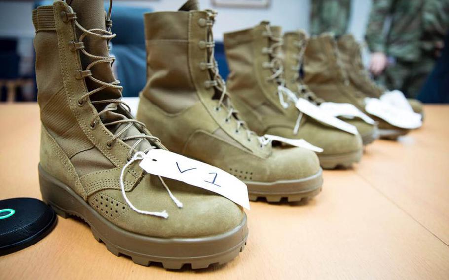 Variations of the jungle combat boot being field tested by Hawaii-based soldiers.