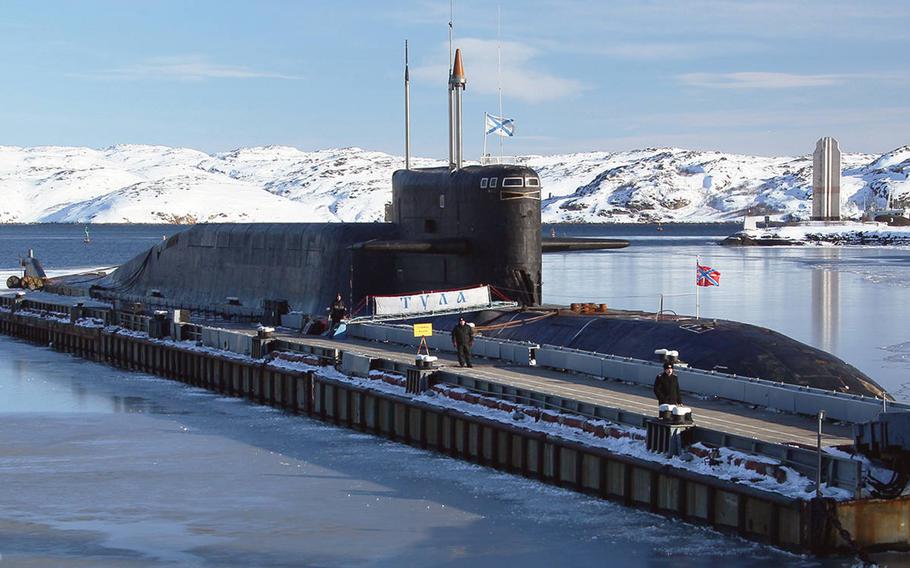 Russian submarines such as the Tula are increasingly active in the North Atlantic.