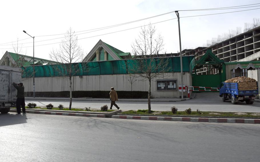 The Russian Cultural Center in Kabul, Afghanistan. U.S. officials accuse Russia of exaggerating the ISIS threat in Afghanistan in order to expand its influence in the region.