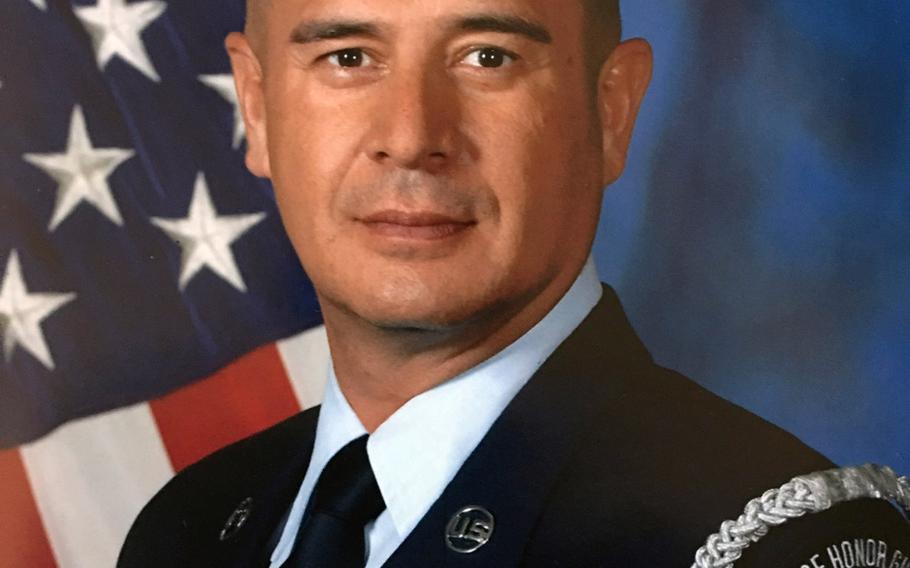 Oscar Rodriguez and another former airman are suing the Air Force for violating their religious liberty, dating back to a retirement ceremony at Travis Air Force Base, Calif., in 2016, when Rodriguez was thrown out for what he alleges was for a speech referencing ''God.''
