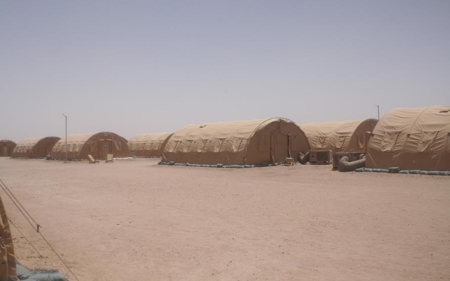 For now, the base in Agadez, Niger, is deemed expeditionary, which means U.S. troops stationed there will be living in tents rather than more permanent buildings.