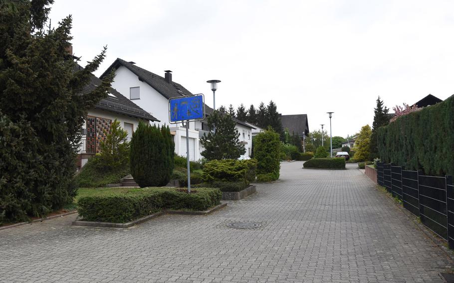 Fichtenstrasse in Ramstein village, where men posing as police officers are suspected of stealing gold jewelry from a 65-year-old woman, according to police. Police say they've received reports of several similar incidents throughout the Kaiserslautern area in recent weeks.