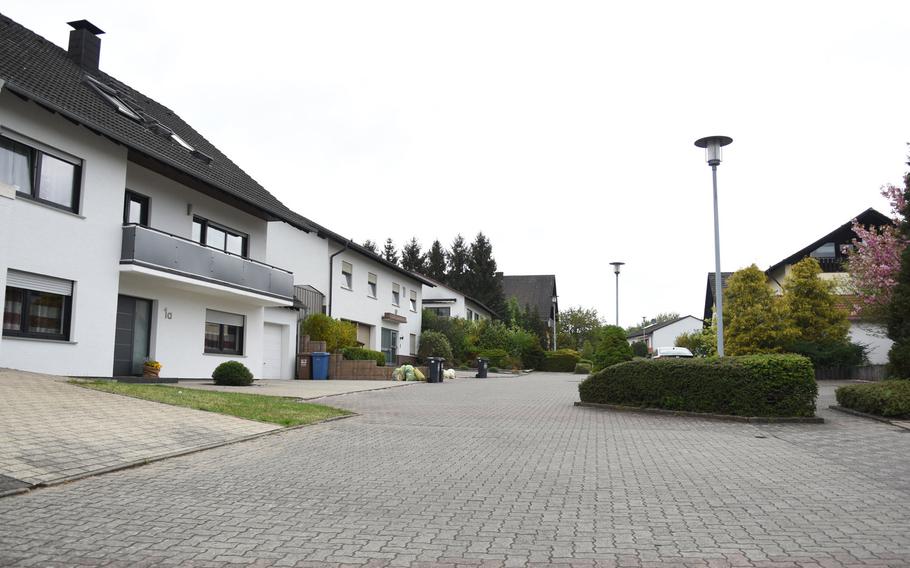 Fichtenstrasse in Ramstein village, where men posing as police officers are suspected of stealing gold jewelry from a 65-year-old woman, according to police on Wednesday, April 25, 2018. Six cases have been reported this week where the scam artists approached houses directly or called people on the phone asking about valuables.