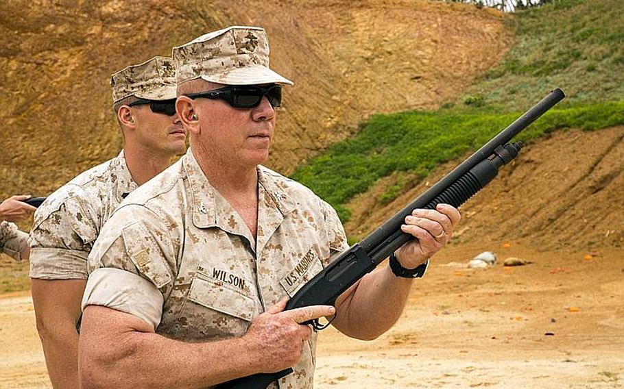 Marine Col. Daniel Wilson was convicted of the sexual abuse of a child, six counts of conduct unbecoming of an officer and a gentleman and absence without leave last year. He was sentenced to 5 and a half years in prison and dismissed from service.