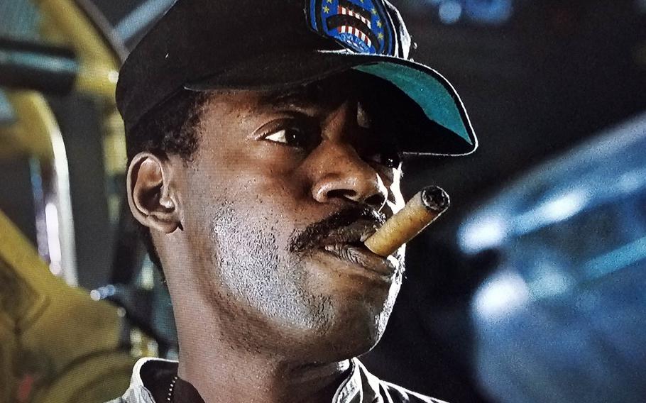 Al Matthews is shown in the role of Marine Sgt. Apone in the 1986 movie ''Aliens.'' Matthews, 75, died at his home in Alicante, Spain, on Sunday, Sept. 23, 2018.