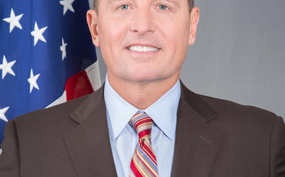 U.S. Ambassador to Germany Richard Grenell, who says he invites Marines based at the Berlin embassy to mingle with industry leaders at official events.