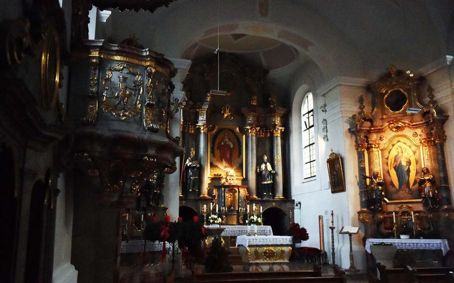 Inside the church at Parkstein, Germany.