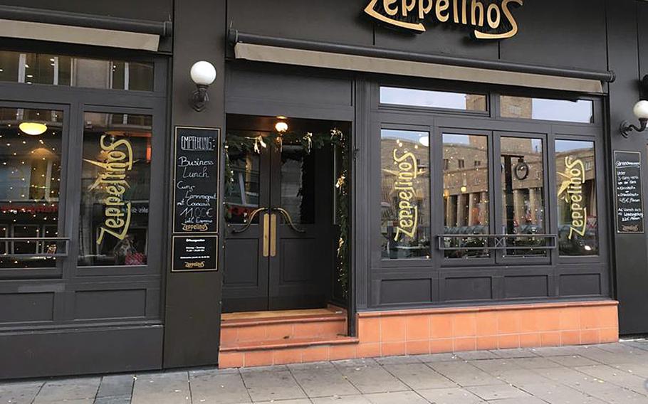Zeppelino's is an eatery in downtown Stuttgart that has carefully made but expensive cuisine.