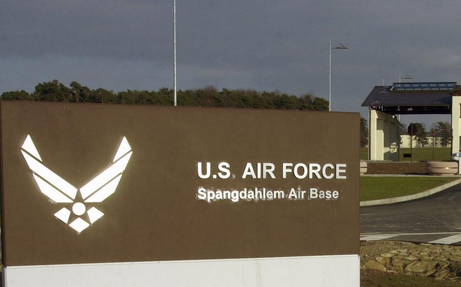 The 8-year-old son of an airman assigned to Spangdahlem Air Base in Germany died Saturday night following a crash on autobahn A60 near the base.