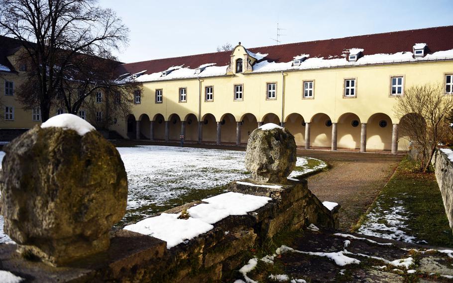The barracks at the former U.S. Air Force base in Landsberg, Germany where Johnny Cash lived from 1951 to 1954, while serving as a Morse code listening specialist.