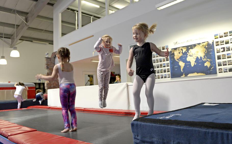 Gymfinity International GmbH in Kaiserslautern, Germany, has open gym on Wednesdays from 11:30 a.m. to 12:30 p.m. For 4 euros, kids up to six years old can stop by and explore the gym and equipment, while adults are free.
