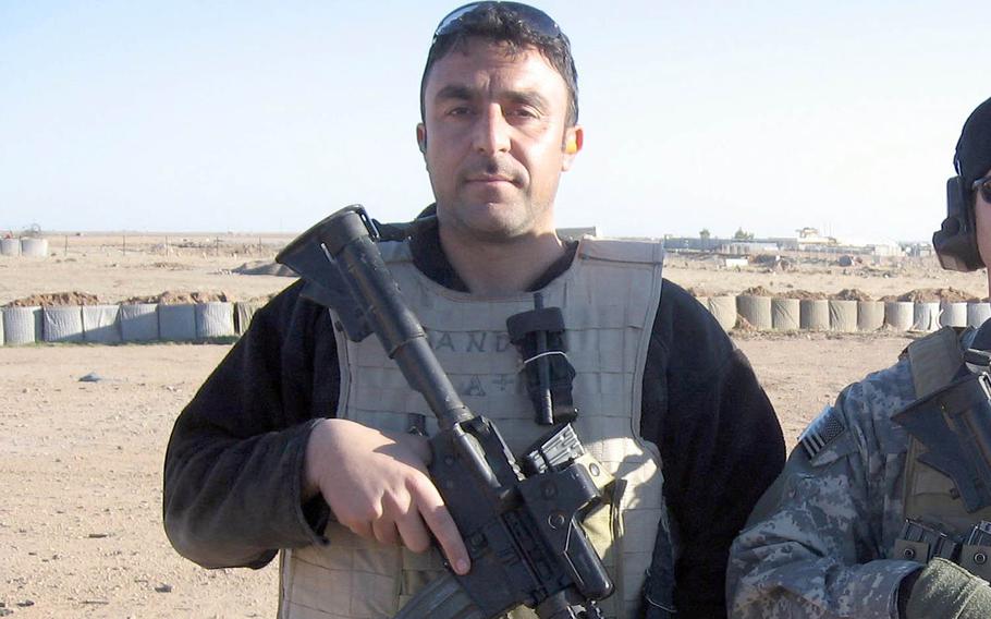 Iraqi linguist Barakat Ali Bashar, known as "Andy" to troops, was killed by a suicide bomber while supporting Army Special Forces in September 2007.