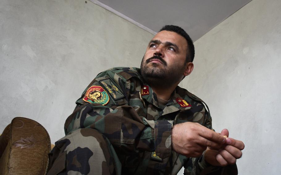 Maj. Hedayat Rasoly, commander of the 3rd Kandak of the 215th Corps in Helmand province, said a Taliban infiltrator came to his unit and served for almost a month before killing three of his soldiers. ''We were his brothers!'' Rasoly said.