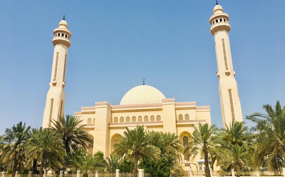 The Al-Fateh Mosque, the largest in Bahrain, can host more than 7,000 worshipers at a time.  Ramadan, the Muslim holy month, is set to begin May 6 and requires all expats in Bahrain to observe fasting laws during daylight hours.