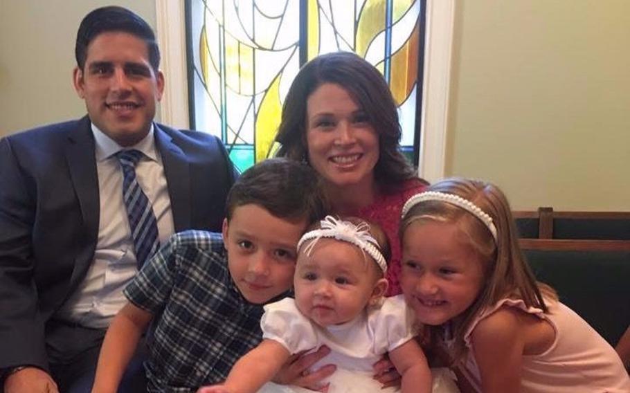 Maj. Agustin Gonzalez and two of his children died in a car crash Saturday, May 25, when their vehicle struck a tow truck on Interstate 65 in Kentucky.