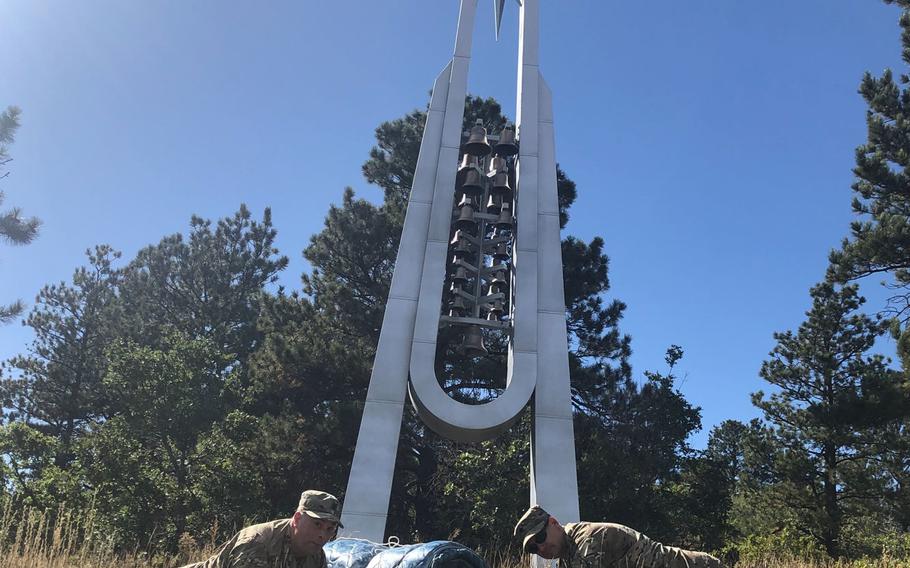 Members of the Air Force Academy's class of 1998 sent photos to  classmate Kevin Divers to put into a video showing them ''waiting on their classmate'' on the ISS, Air Force Col. Nick Hague.