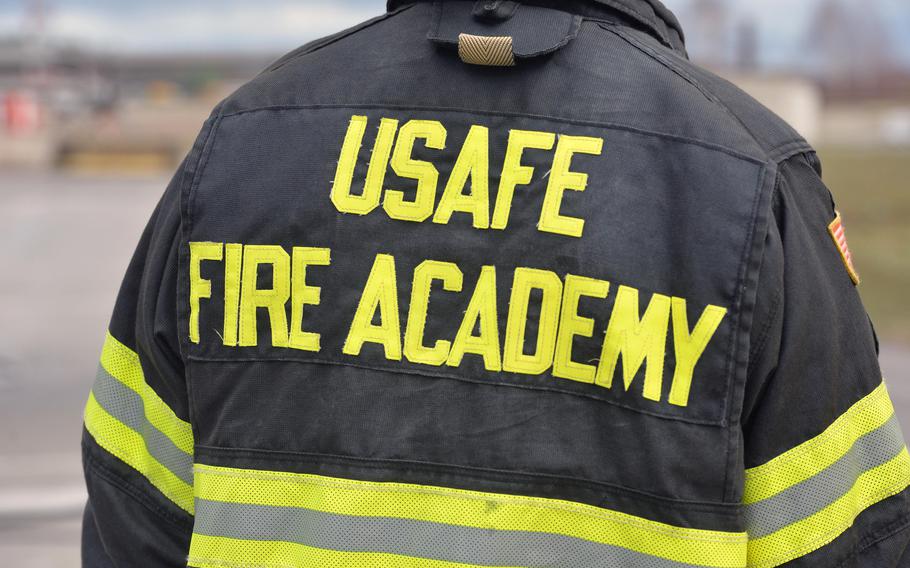 Firefighters from four NATO nations practiced putting out fires at Ramstein Air Base, Germany, during training led by the 435th Construction and Training Squadron.