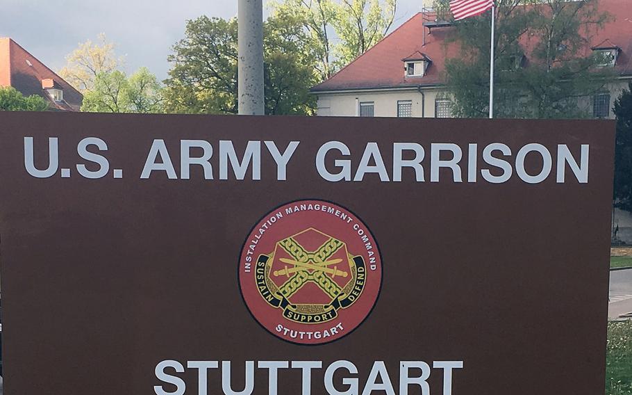 A third person has tested positive for the coronavirus in the Stuttgart military community, where about 100 are in self-quarantine awaiting test results.