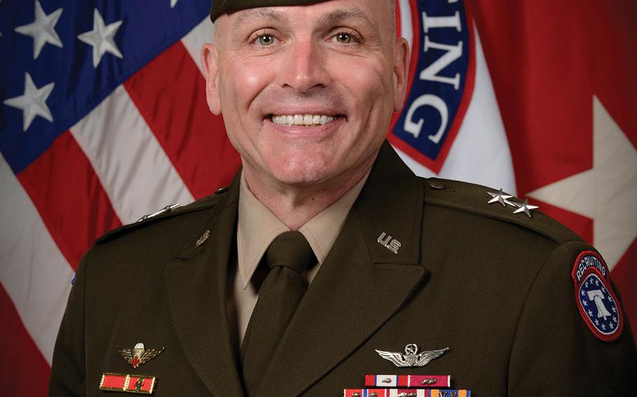 Maj. Gen. Frank Muth, commander of the U.S. Army Recruiting Command.