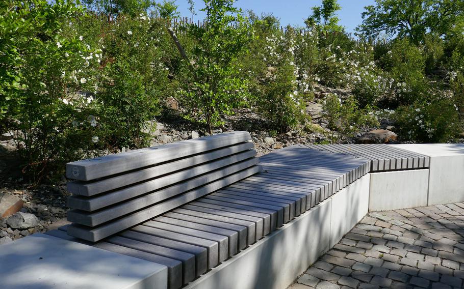 A renovated park was opened last year atop of the Lorelei. It includes a new visitors center, paths and places to sit among the flowers or viewing the Rhine river below.