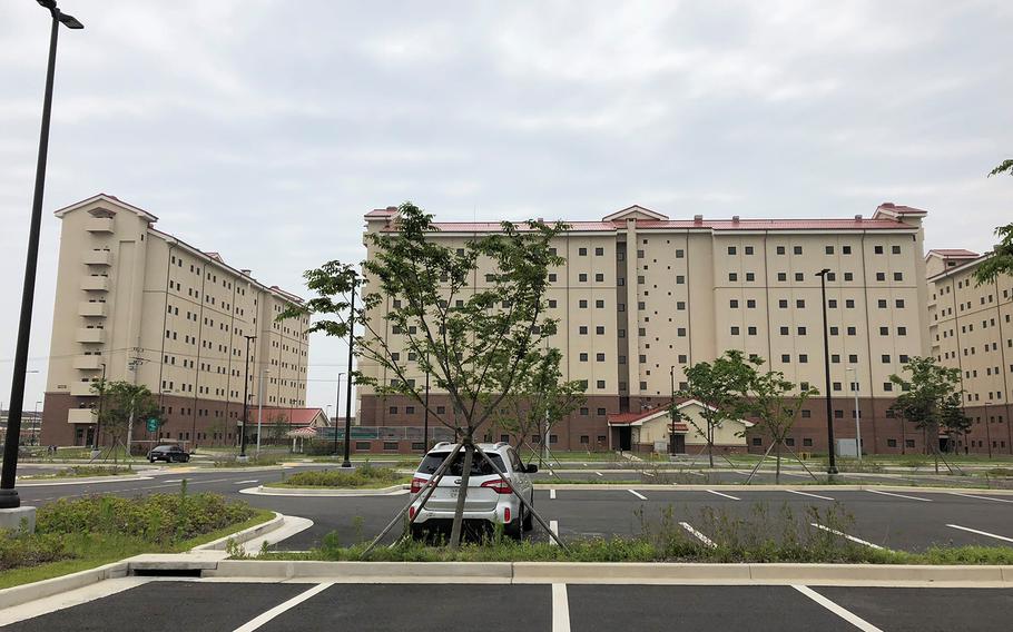 Barracks at Camp Humphreys, South Korea, on May 26, 2018.