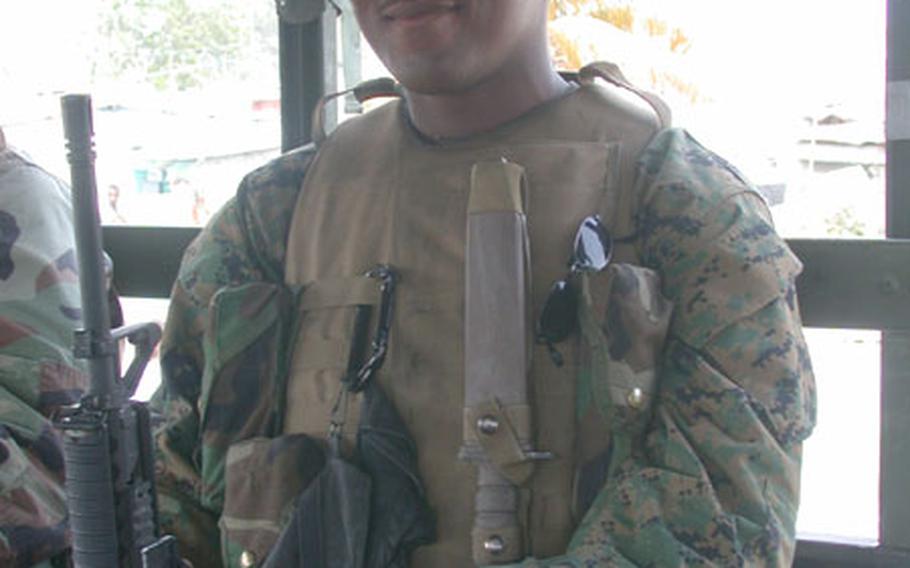 Marine Corps Cpl. Harry Milbin.