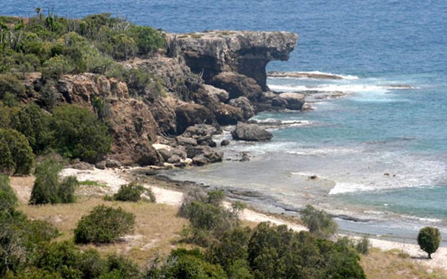 The Caribbean Sea, Atlantic Ocean and Gulf of Mexico all meet near Guantanamo Bay. The water is clear and warm, but the beaches are full of rocks and coral.