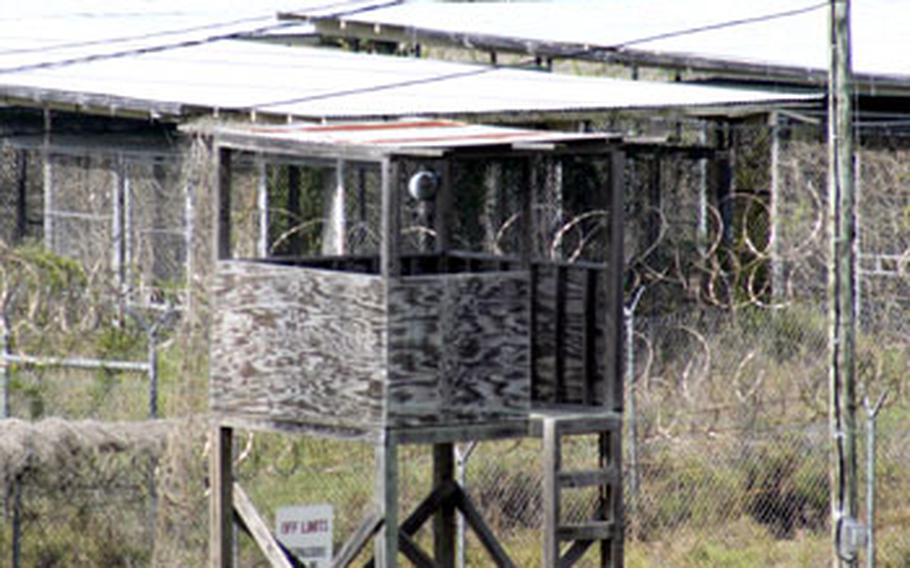 Camp X-Ray, now abandoned and overgrown, was the original location for terrorist suspects detained at GTMO following the Sept. 11, 2001, terrorist attacks. Detainees were supervised here for four months while the current facility, Camp Delta, was built.