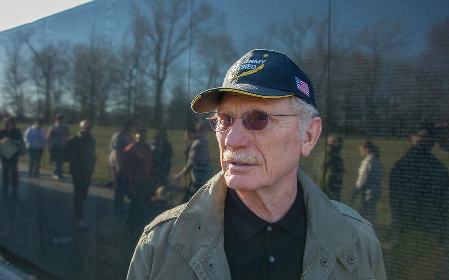 Gerald F. Owens is photographed at the Vietnam Veterans Memorial in 2012.